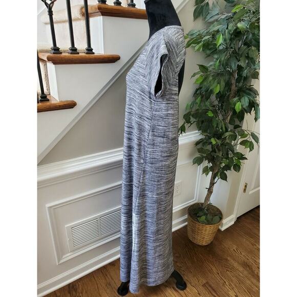 Thyme & Honey Womens Solid Cotton Round Neck Short Sleeve Long Maxi Dress Size S - Picture 6 of 13